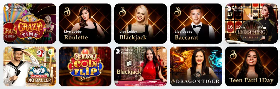 Jeux de casino en direct YugiBet Casino