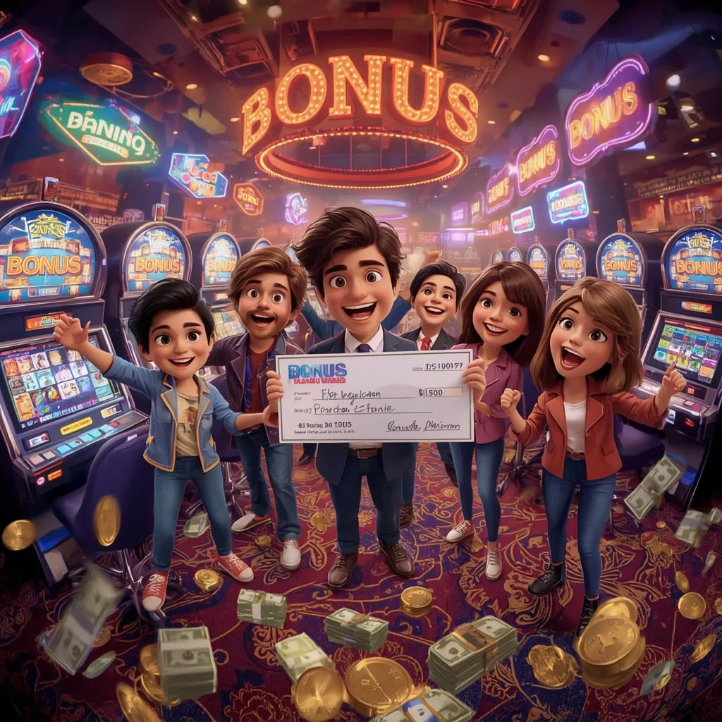 bonus dans les mains d’un homme au casino YugiBet Casino